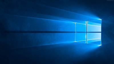 Windows 10 Blue Window Graphic